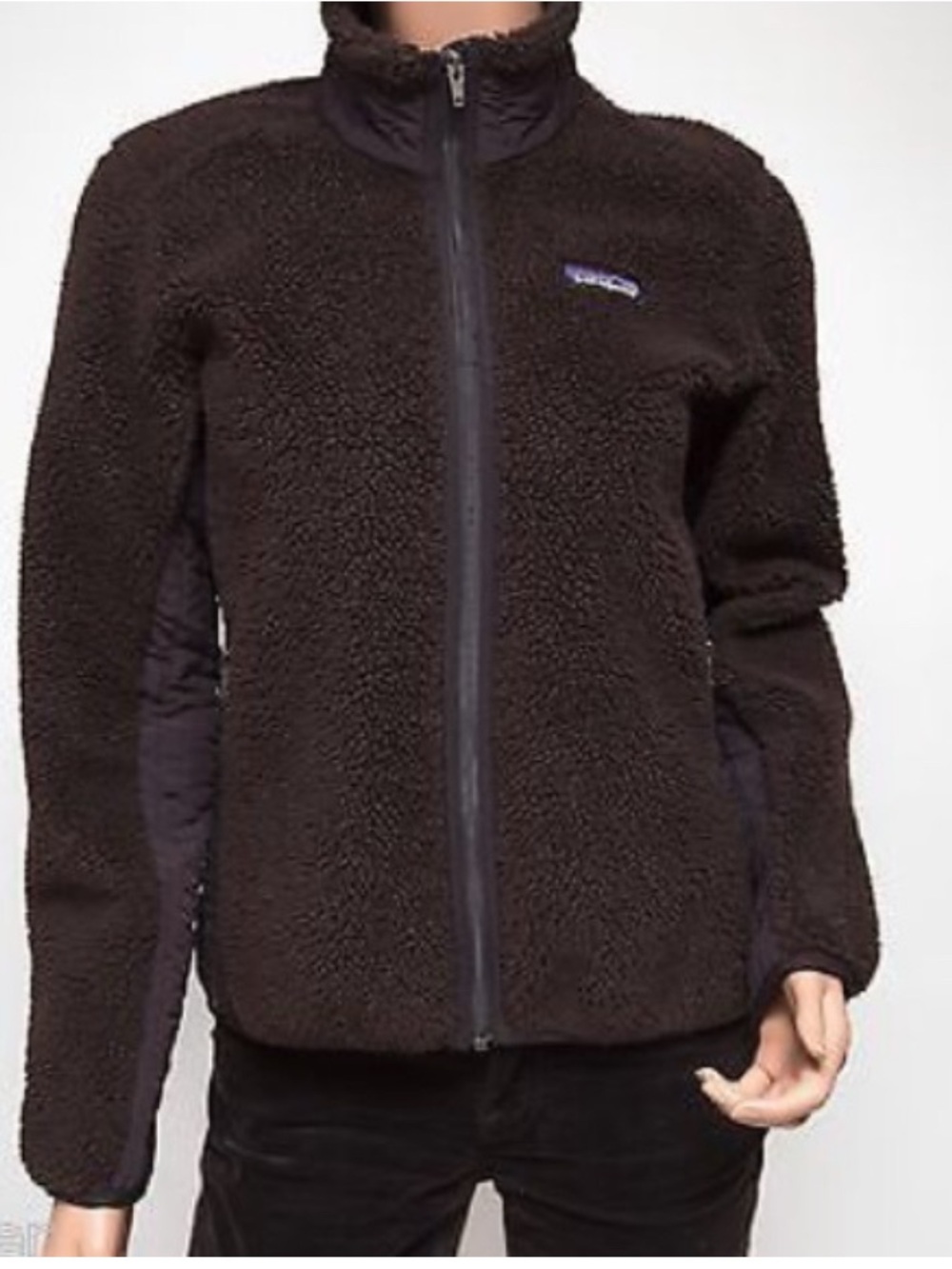 Patagonia Women’s Chocolate Brown Full-Zip Teddy Fleece Jacket